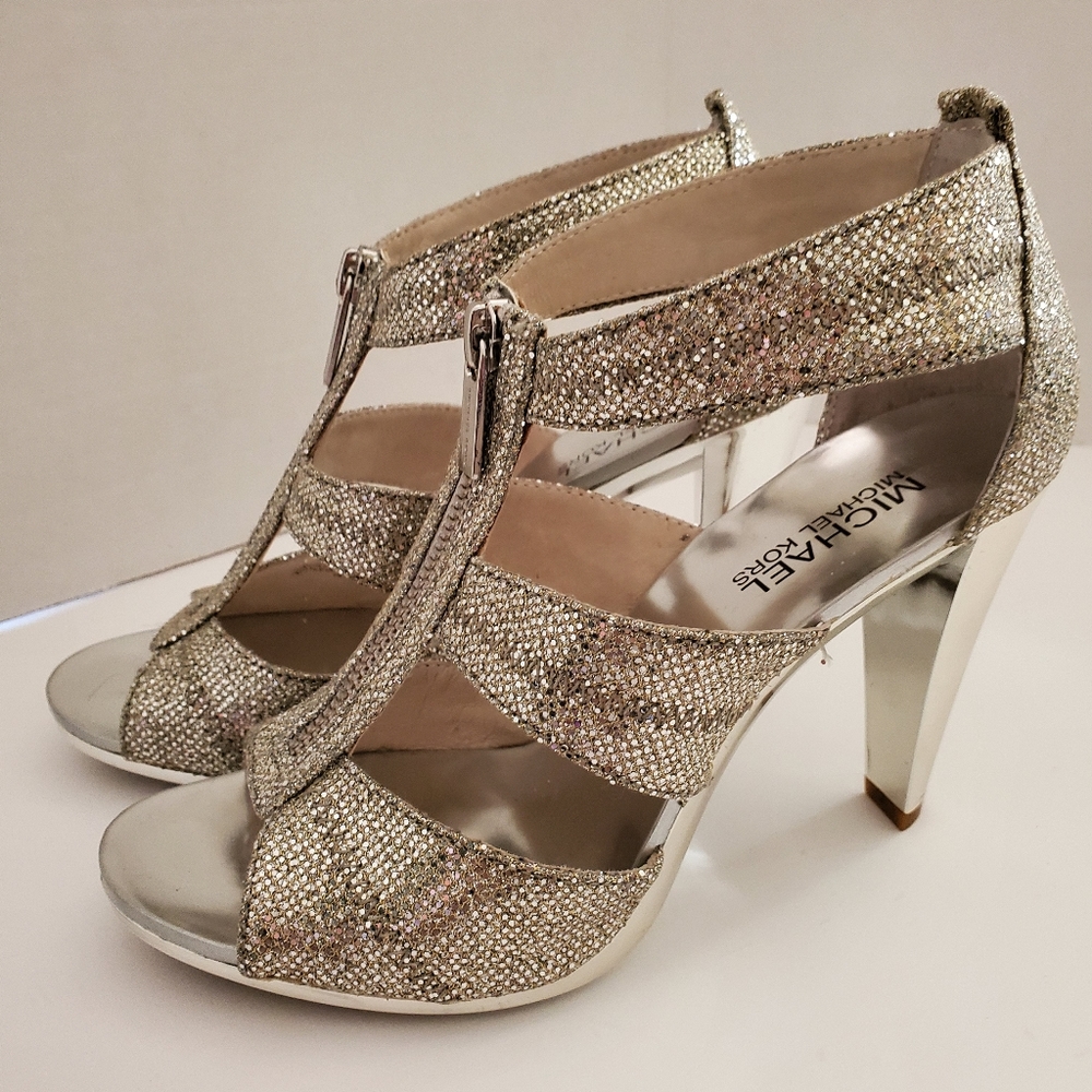 New Michael Kors Open Toe Heels size 5 FIRM